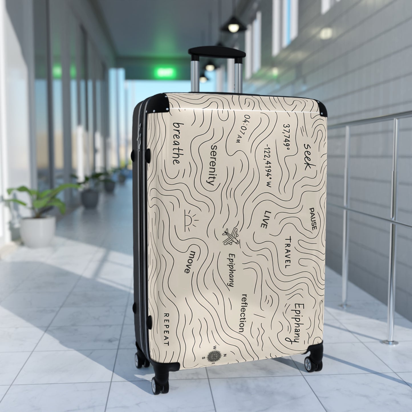 Epiphany Street Travel Suitcase