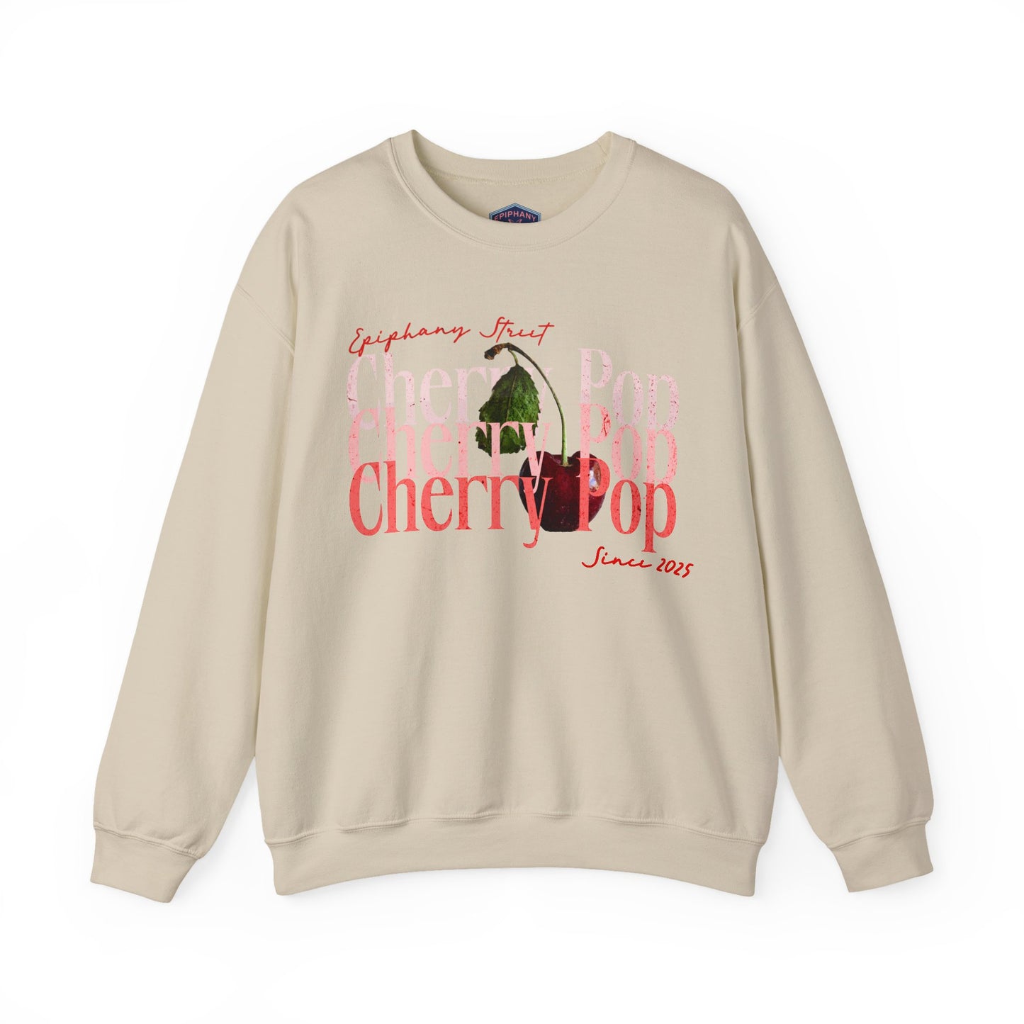 Cherry Pop Polka Dot - Epiphany Street Heavy Blend™ Crewneck Sweatshirt