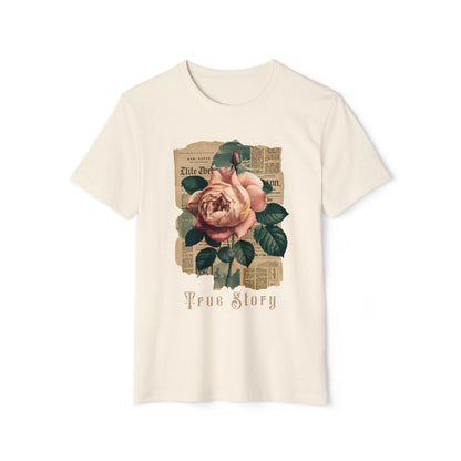 Vintage Newspaper - Recycled Organic Cotton T-Shirt