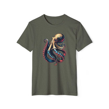 Metalic Octopus - Recycled Organic Cotton T-Shirt