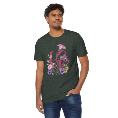 Love Flower - Recycled Organic Cotton T-Shirt