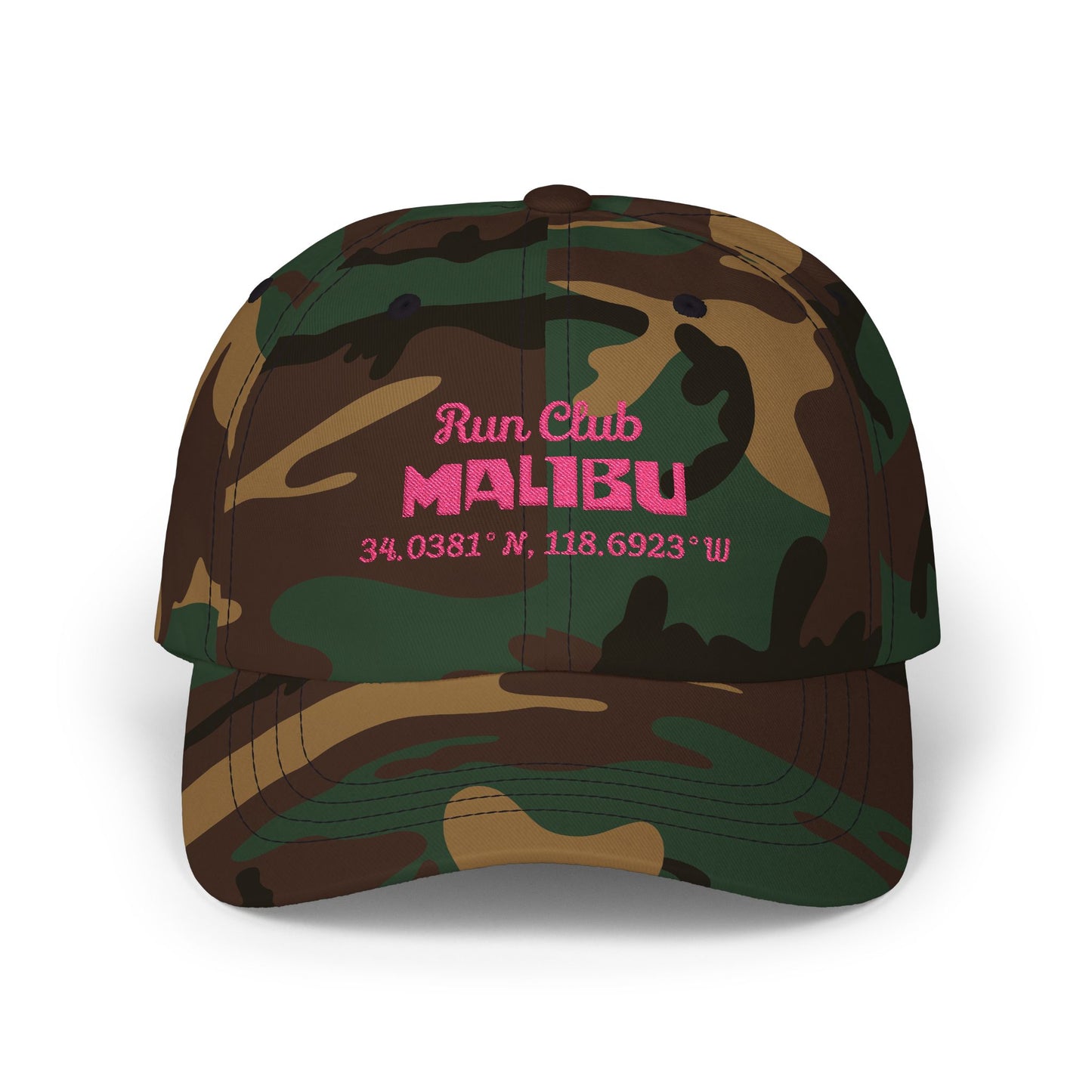 Epiphany Street Run Club Malibu - Embroidered Camo Cap
