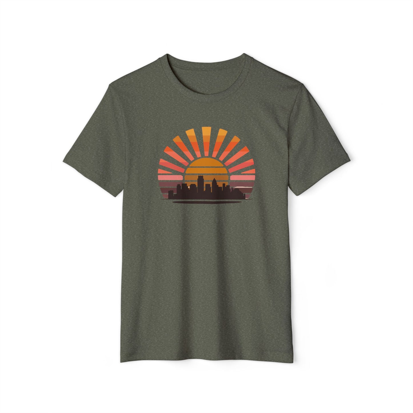 Silhouette Sunset - Recycled Organic Cotton T-Shirt