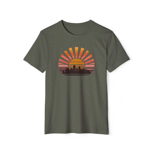 Silhouette Sunset - Recycled Organic Cotton T-Shirt