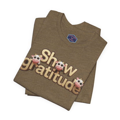 Gratitude Baby Cows Tee