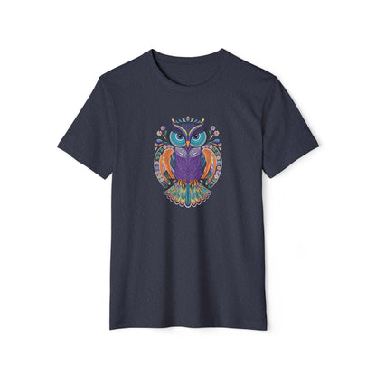 Geometric Owl - Recycled Organic Cotton T-Shirt