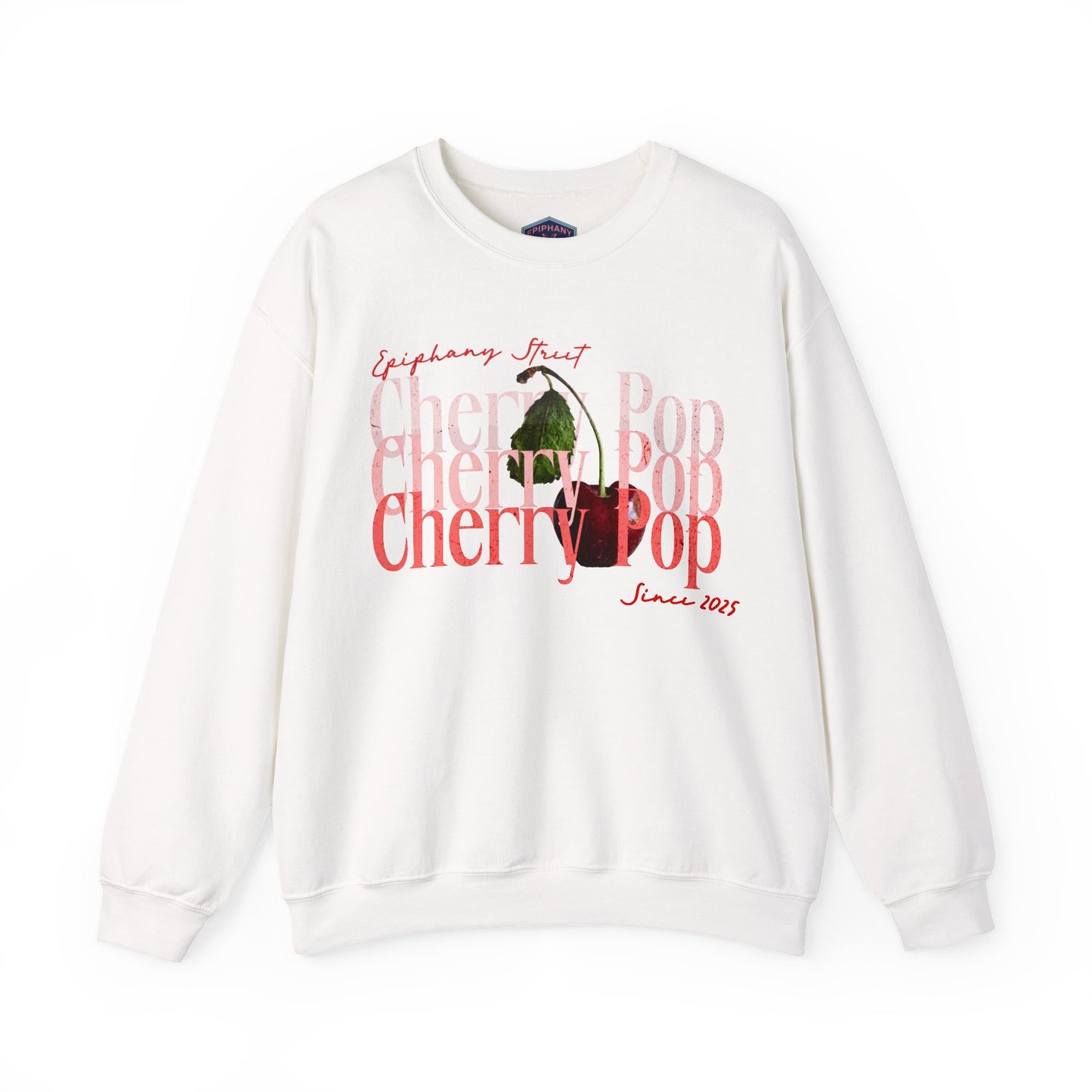 Cherry Pop Polka Dot - Epiphany Street Heavy Blend™ Crewneck Sweatshirt
