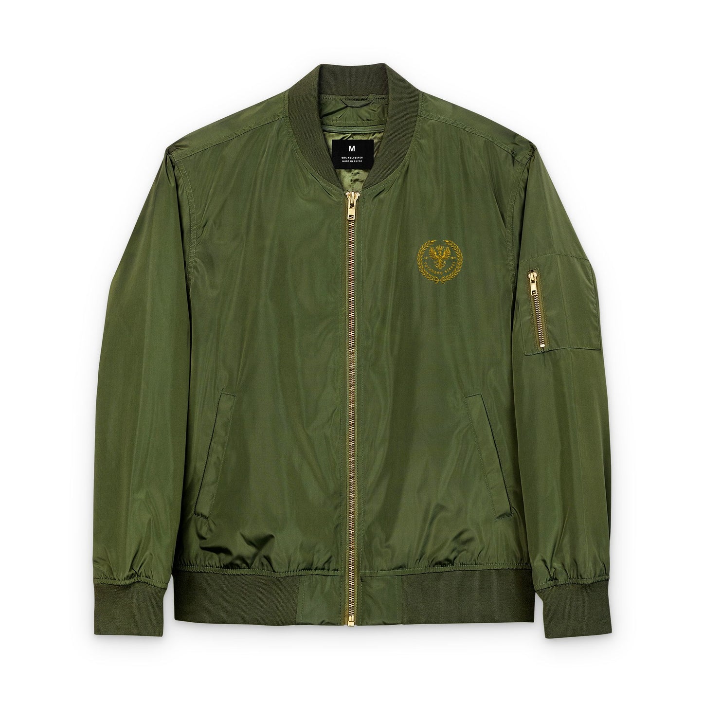 Epiphany Street Rising Pheonix - Unisex Recycled Embroidered Bomber Jacket