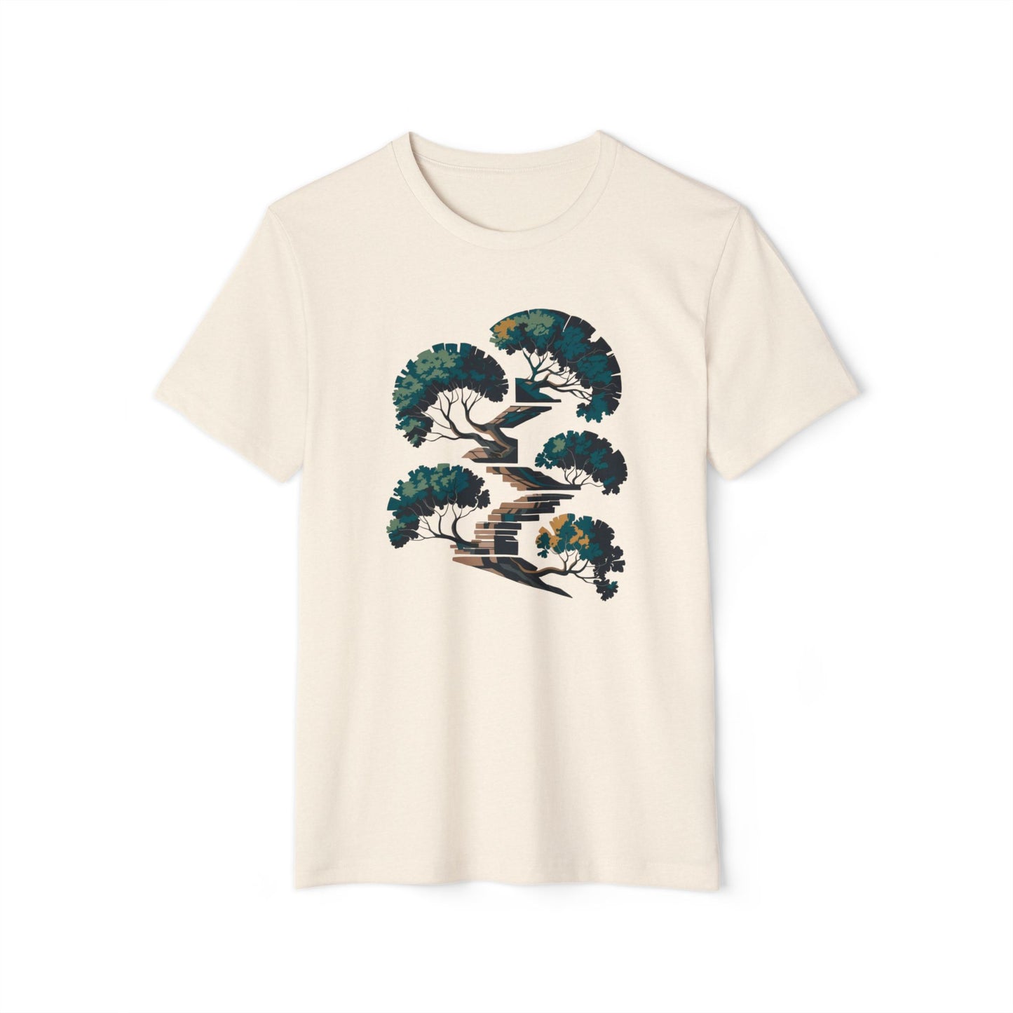 Abstract Unity Tree - Recycled Organic Cotton T-Shirt