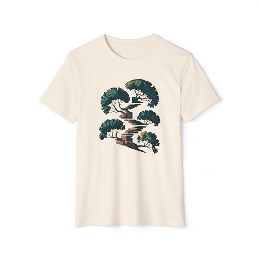 Abstract Unity Tree - Recycled Organic Cotton T-Shirt