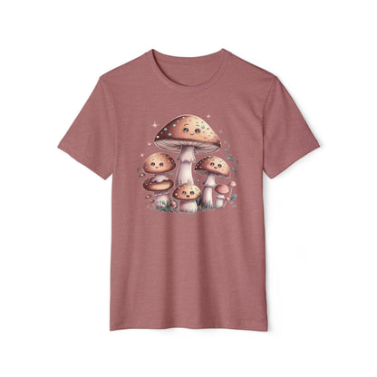 Whimsical Mushroom - Recycled Organic Cotton T-Shirt