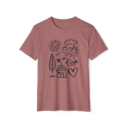Playful Doodle - Recycled Organic Cotton T-Shirt