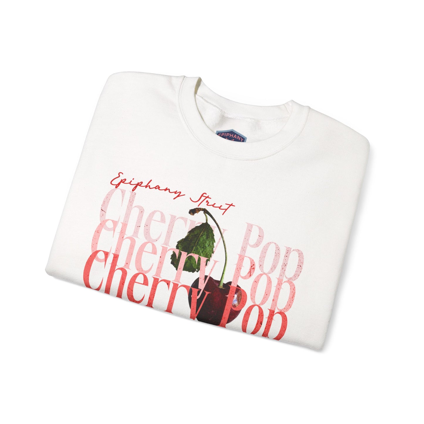 Cherry Pop Polka Dot - Epiphany Street Heavy Blend™ Crewneck Sweatshirt