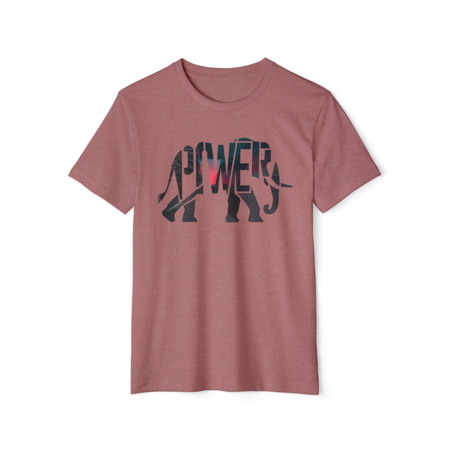 Power Elephant - Recycled Organic Cotton T-Shirt