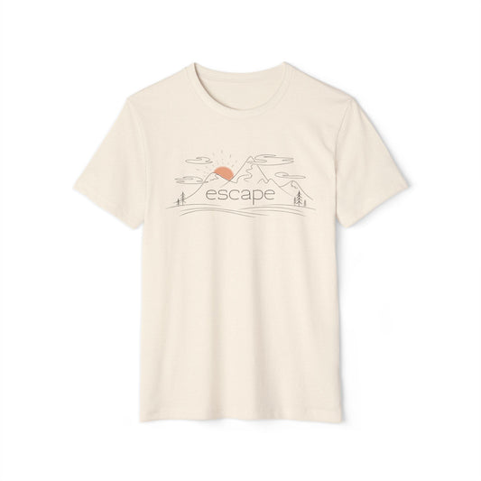 Escape Mountain - Recycled Organic Cotton T-Shirt