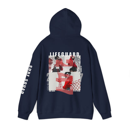 Anime Lifeguard Surf Squad Unisex Hoodie - Epiphany Street Design