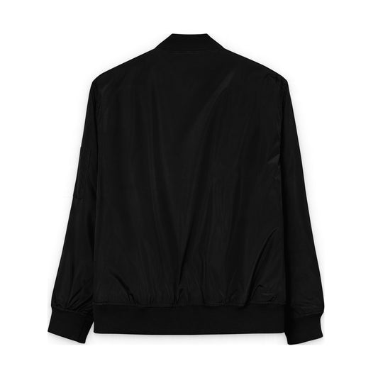 Epiphany Street Graphic Sustainable Embroidered Bomber Jacket