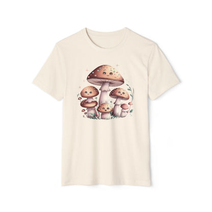 Whimsical Mushroom - Recycled Organic Cotton T-Shirt