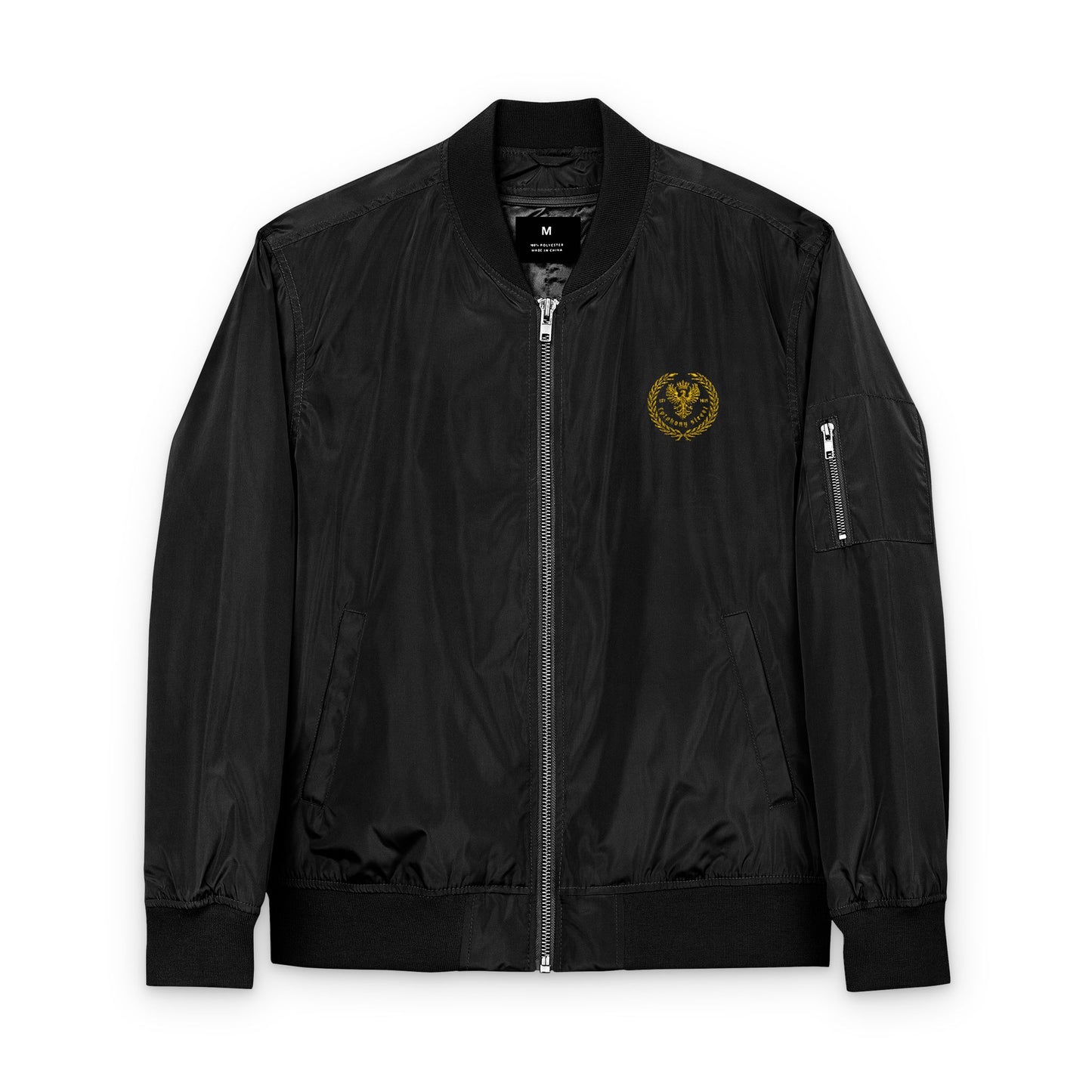 Epiphany Street Rising Pheonix - Unisex Recycled Embroidered Bomber Jacket