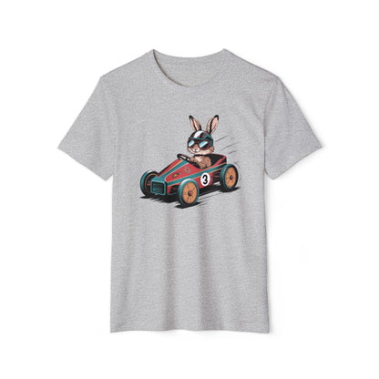Vintage Soapbox Racer Hare - Recycled Organic Cotton T-Shirt