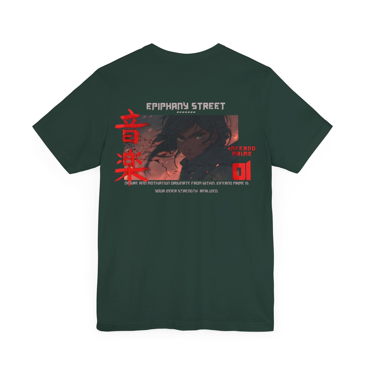 Epiphany Street Inferno Prime Anime Design - Unisex Tee Shirt