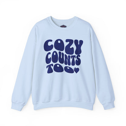 Epiphany Street Cozy Counts Too - Unisex Heavy Blend™ Crewneck  Sweatshirt