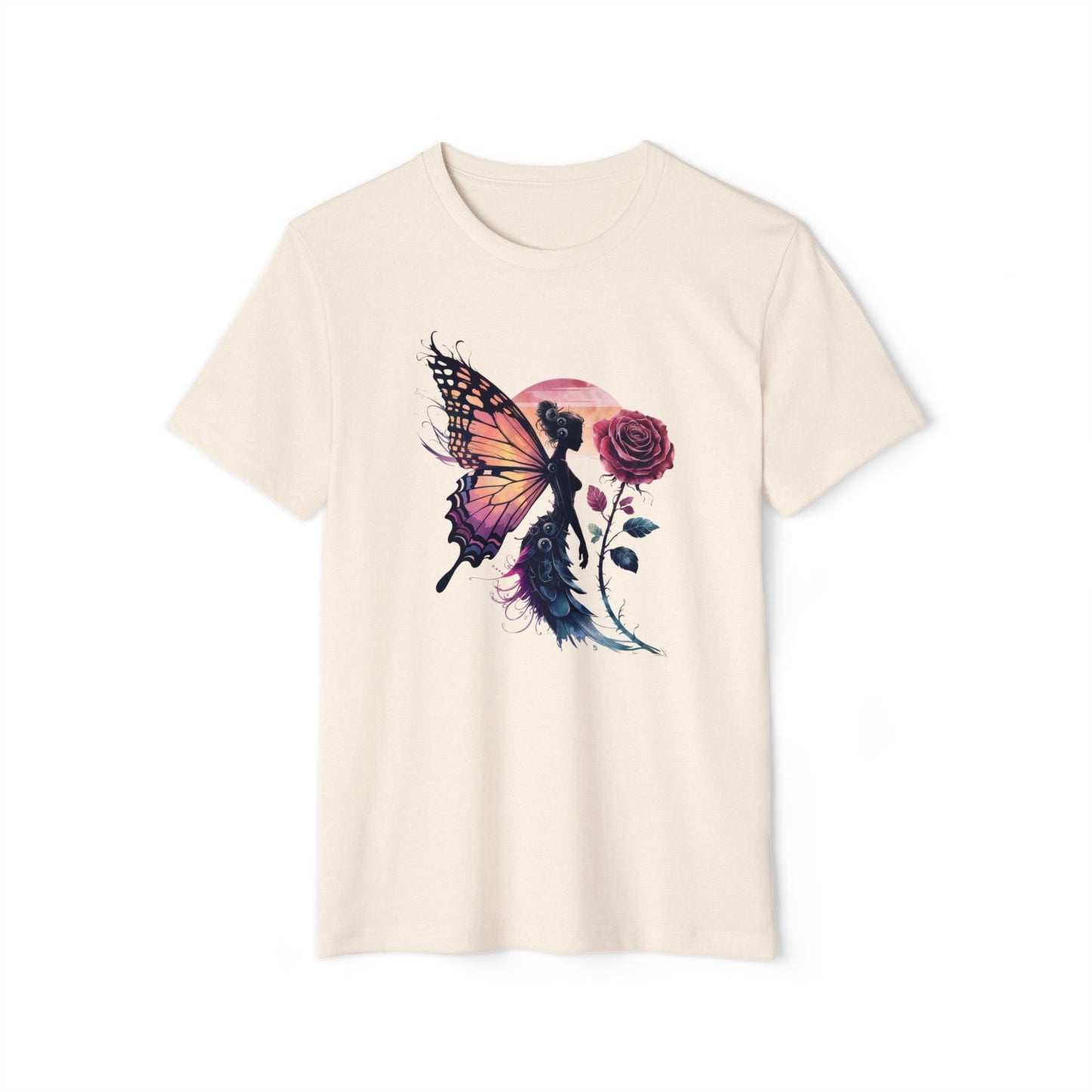 Butterfly Lady - Recycled Organic Cotton T-Shirt
