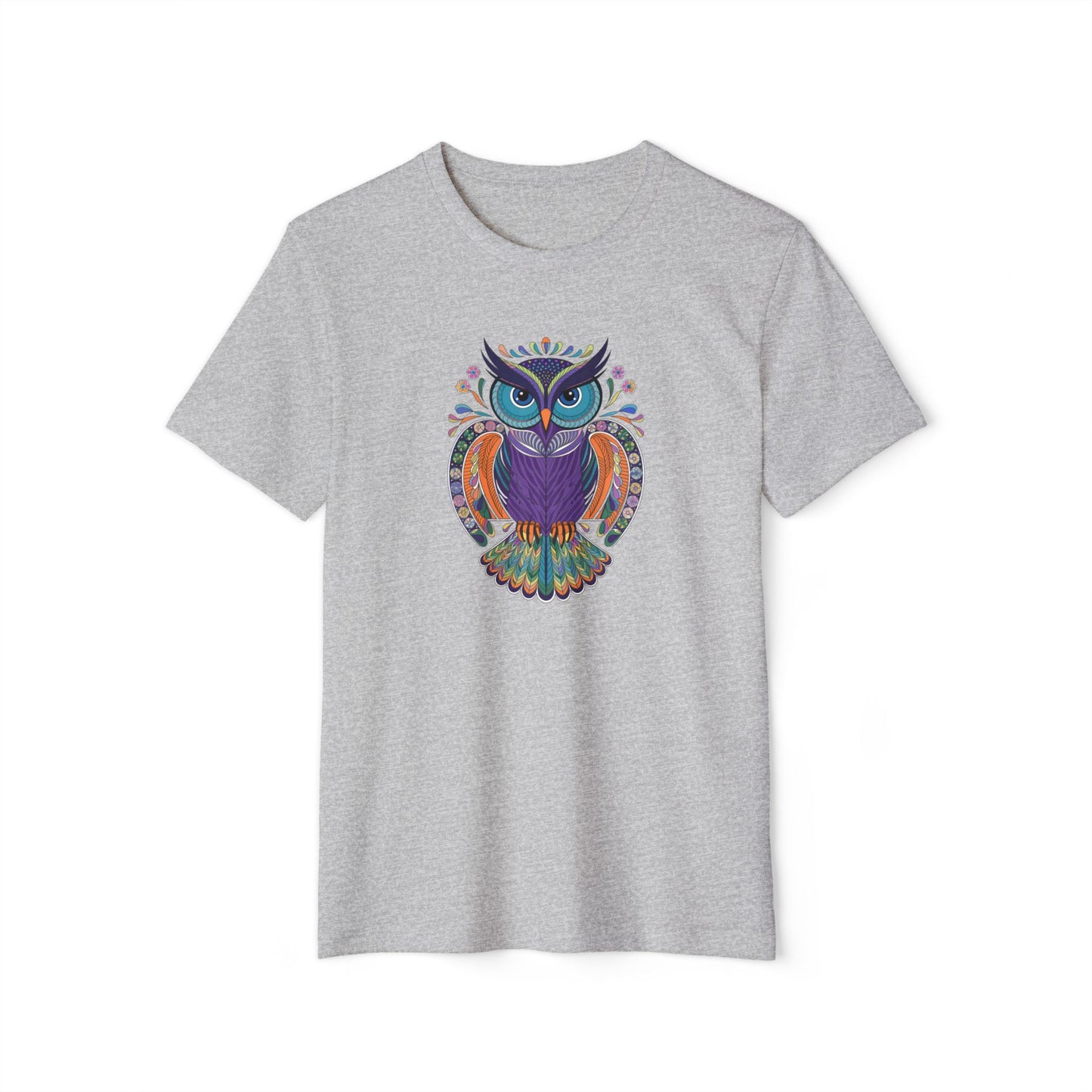 Geometric Owl - Recycled Organic Cotton T-Shirt