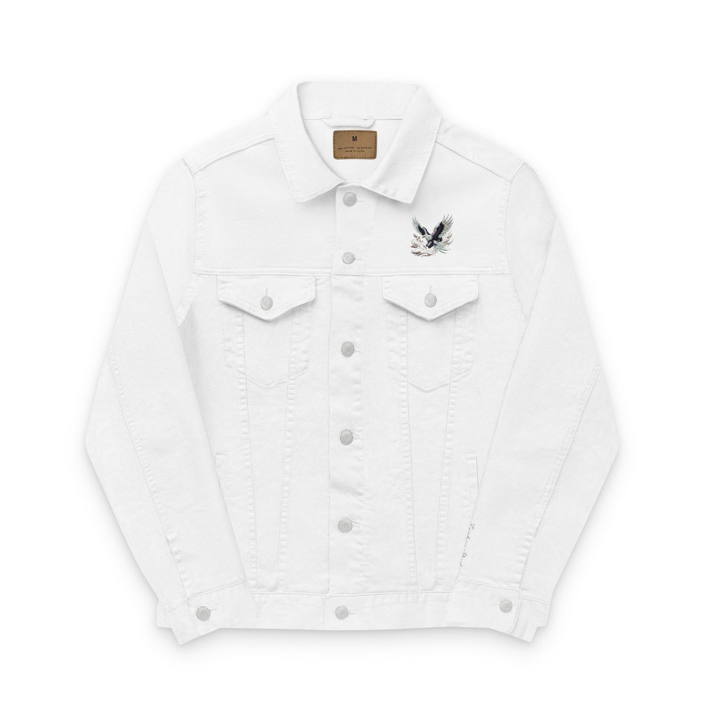 Epiphany Street Embroidered Eagle - Unisex Denim Jacket