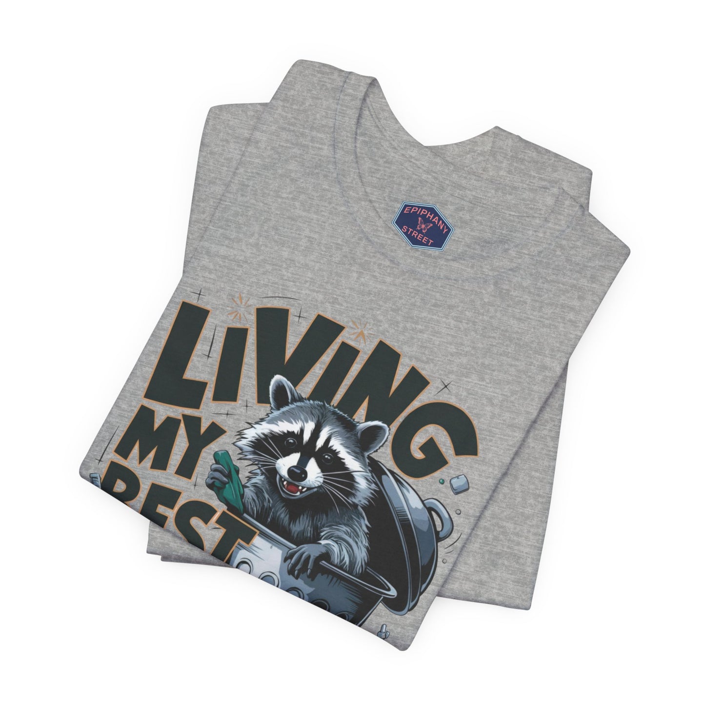 Living My Best Life Raccoon Tee