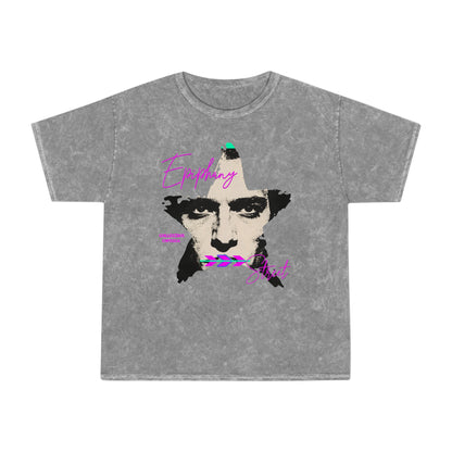 Epiphany Street Vintage Star Face — Unisex Mineral-Wash T-Shirt