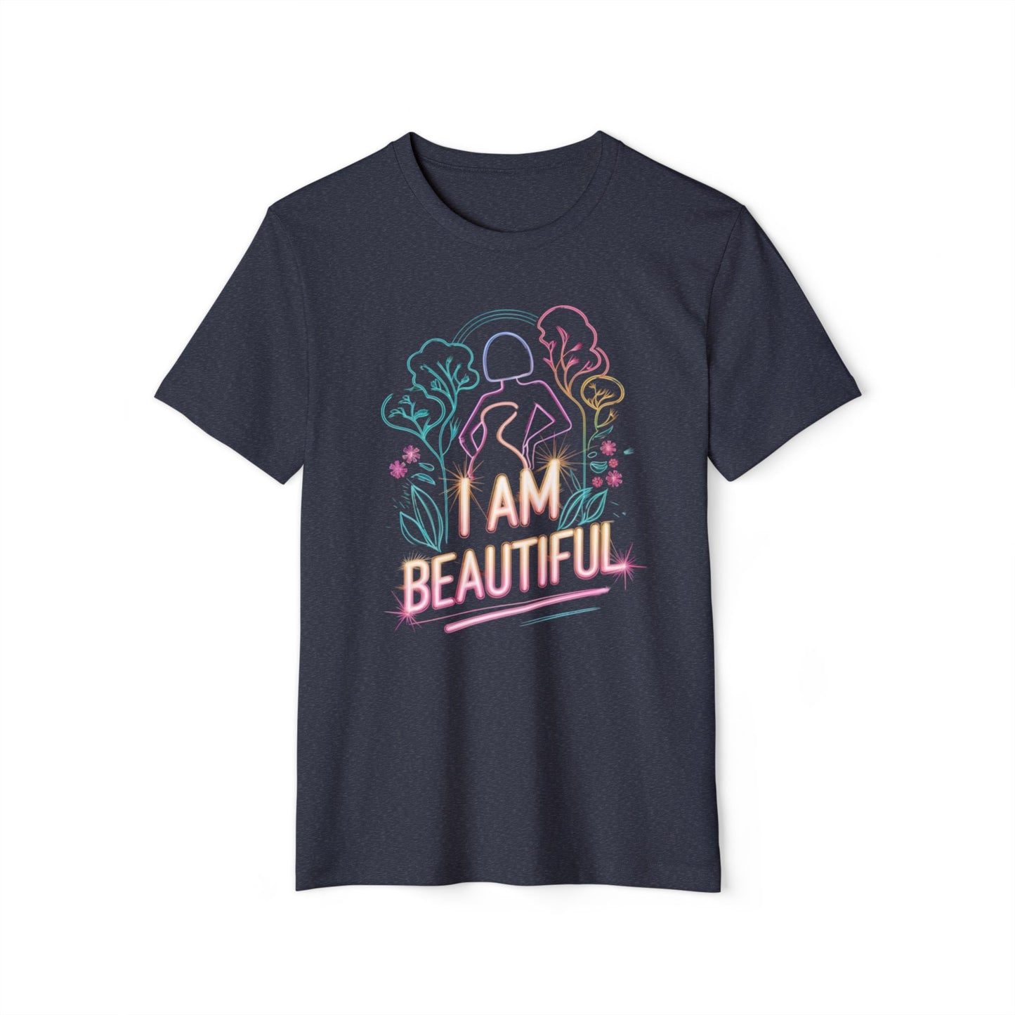 Neon Silhouette - Recycled Organic Cotton T-Shirt