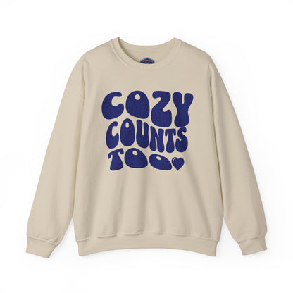 Epiphany Street Cozy Counts Too - Unisex Heavy Blend™ Crewneck  Sweatshirt