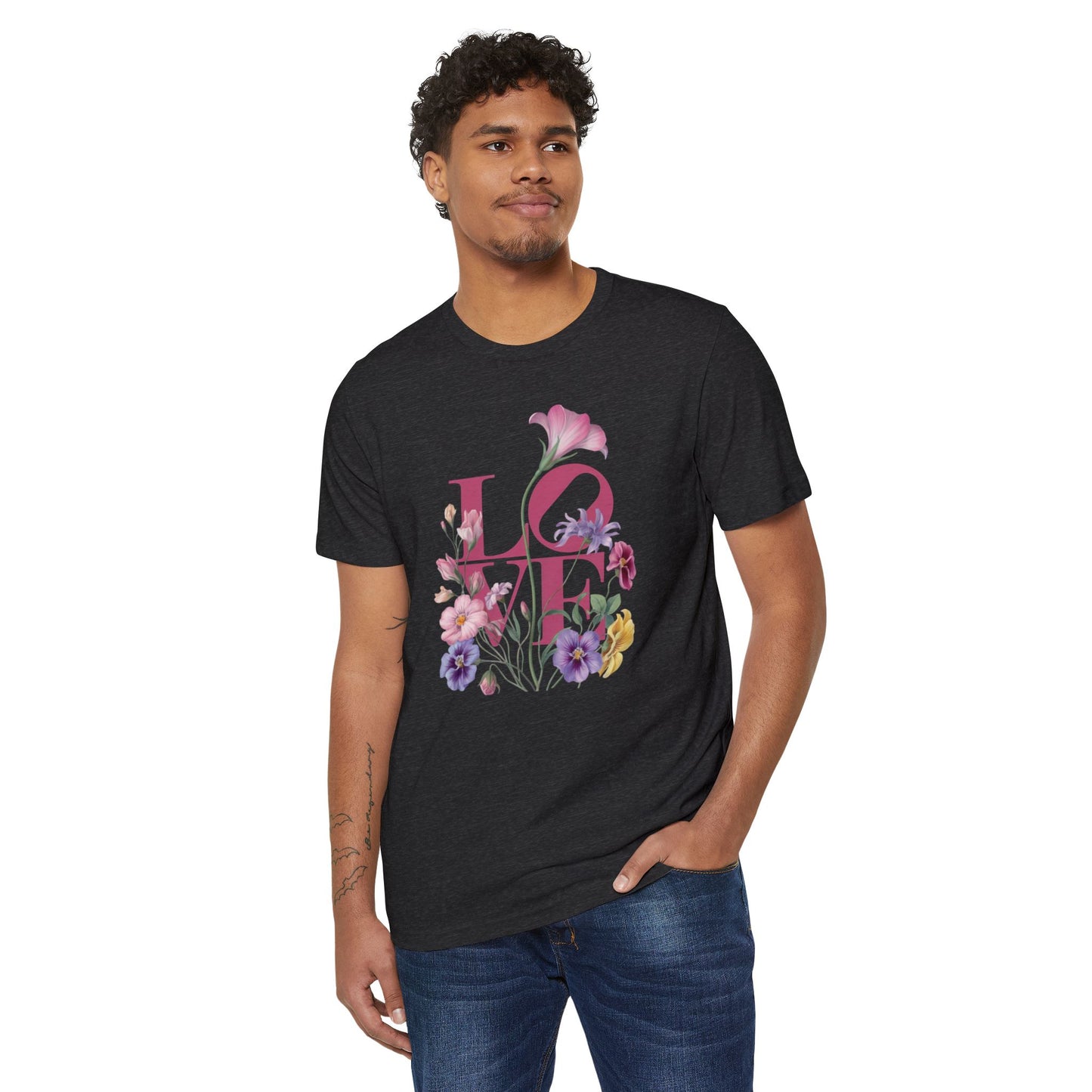 Love Flower - Recycled Organic Cotton T-Shirt