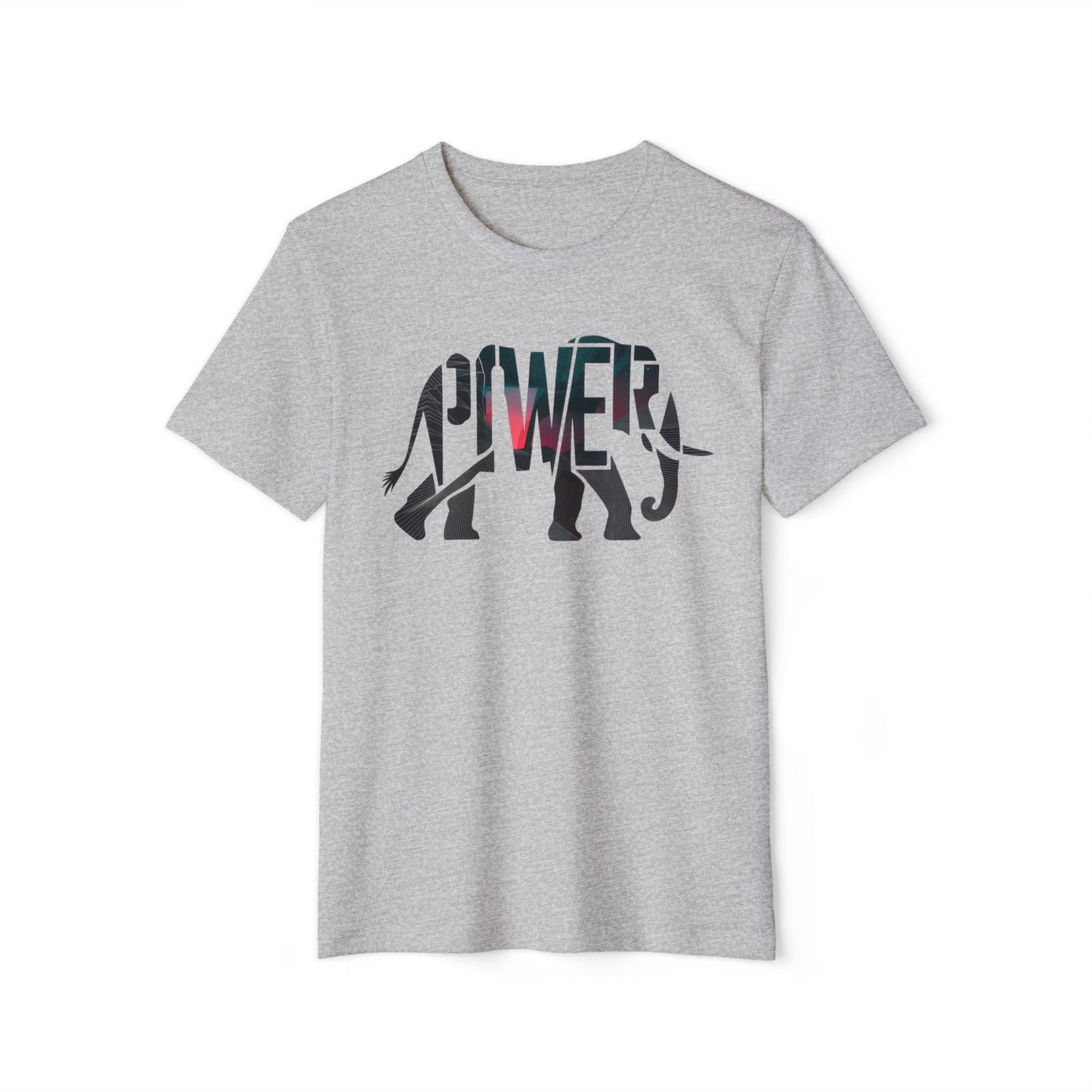 Power Elephant - Recycled Organic Cotton T-Shirt