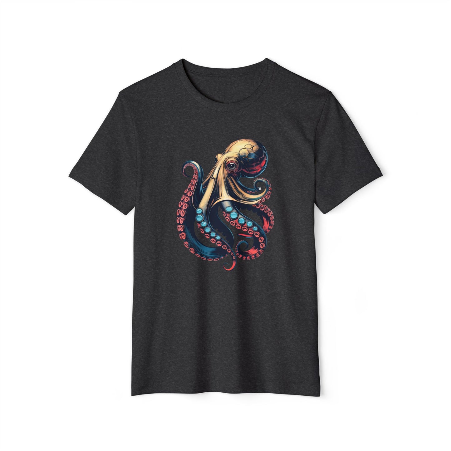 Metalic Octopus - Recycled Organic Cotton T-Shirt