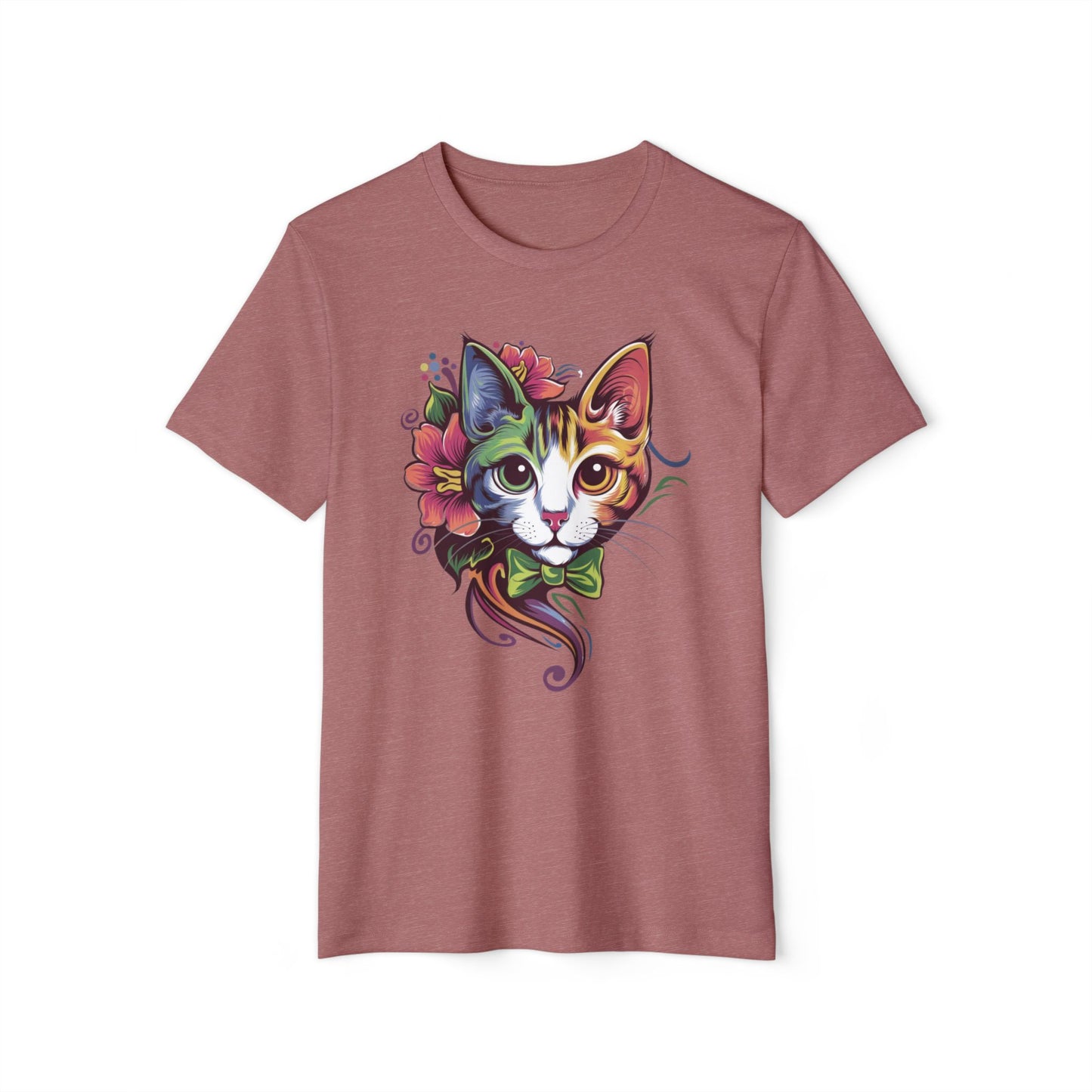 Cat Face - Recycled Organic Cotton T-Shirt