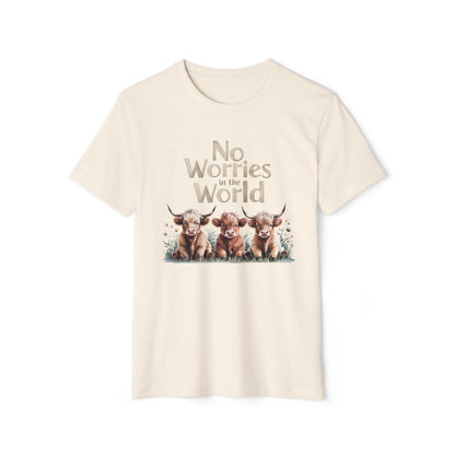 No Worries in the World - Recycled Organic Cotton T-Shirt