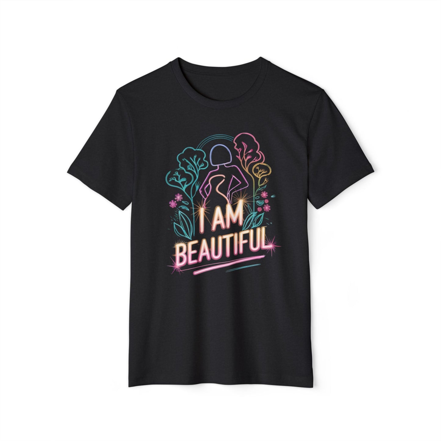 Neon Silhouette - Recycled Organic Cotton T-Shirt