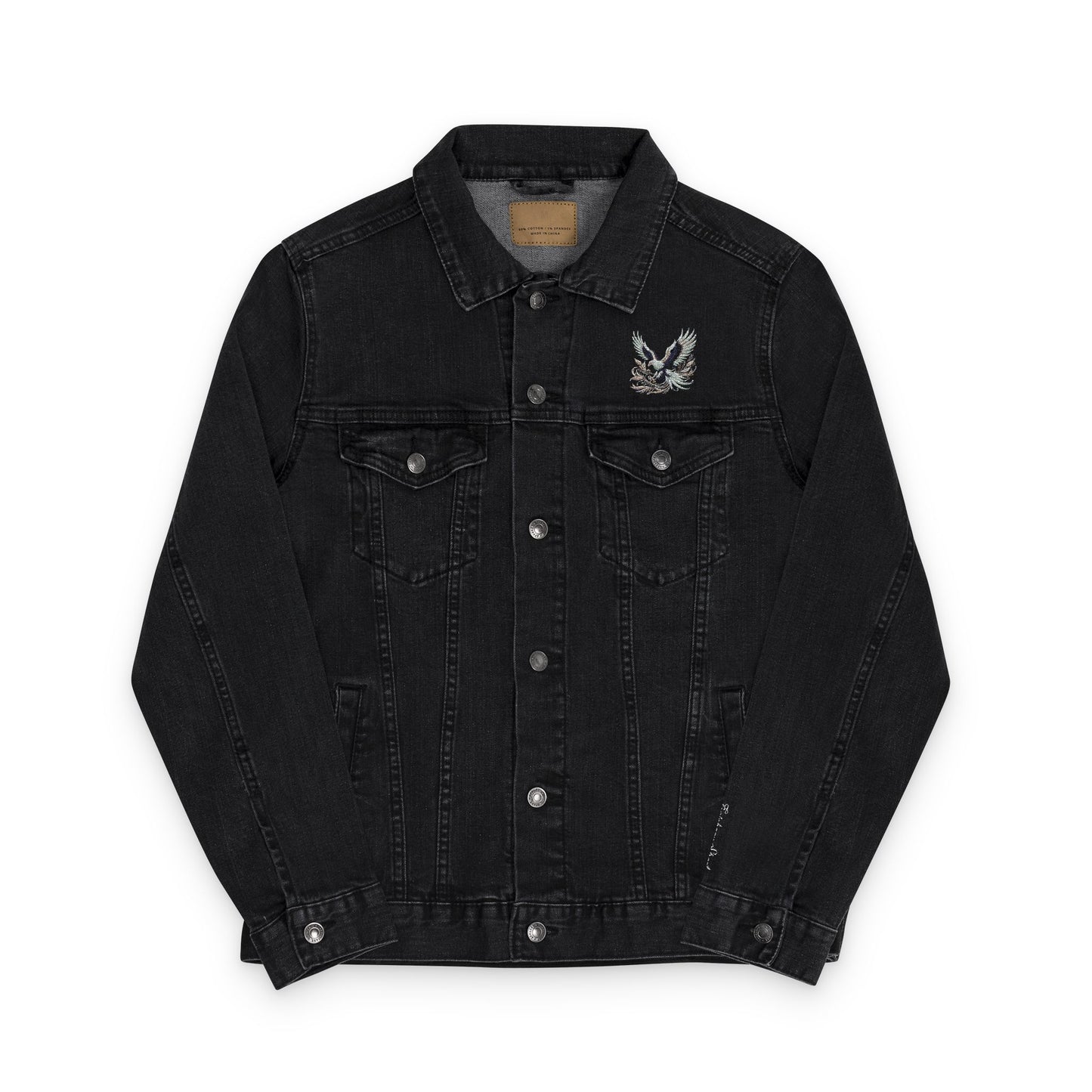 Epiphany Street Embroidered Eagle - Unisex Denim Jacket