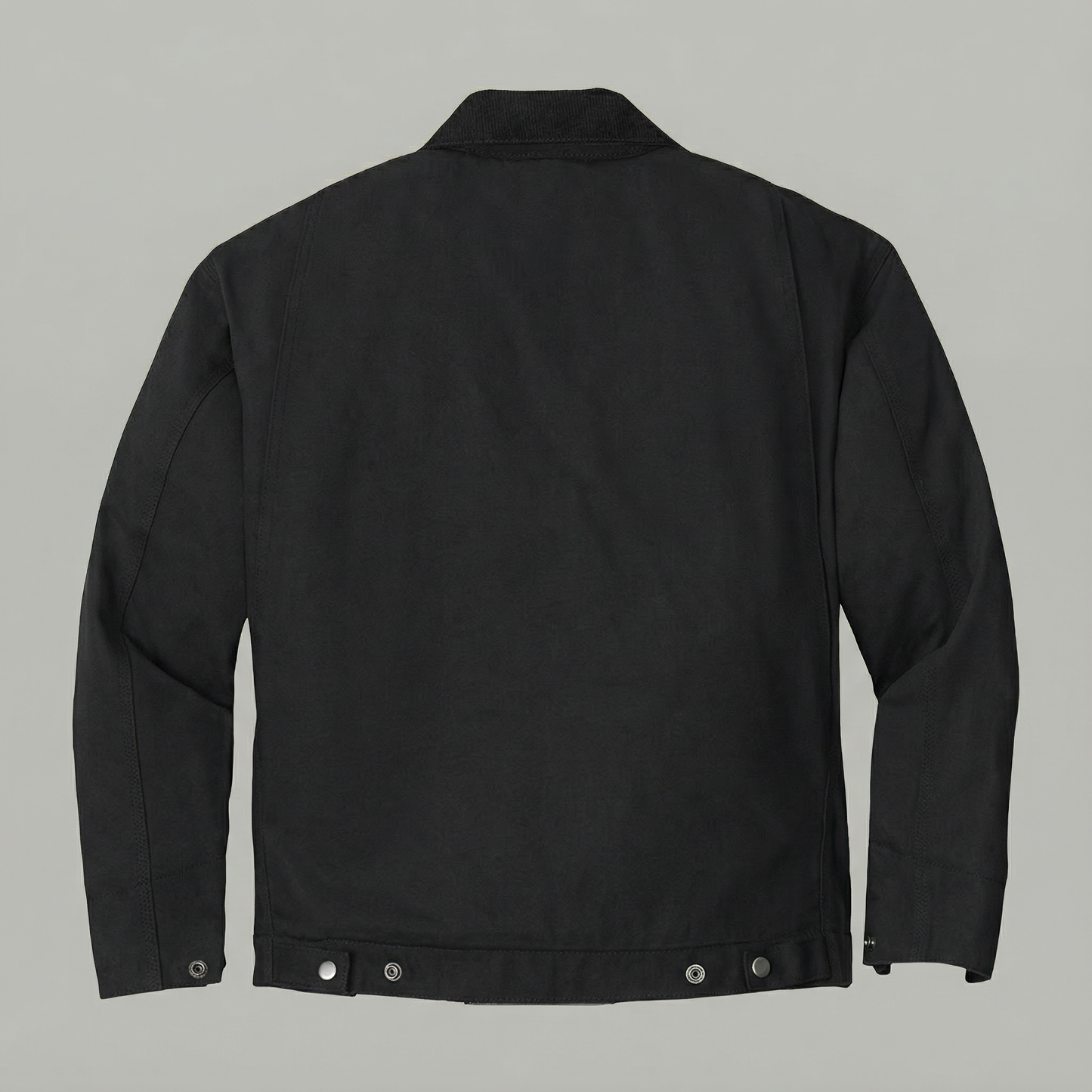 Black jacket on a gray background
