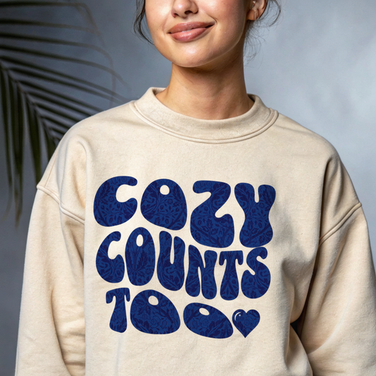 Epiphany Street Cozy Counts Too - Unisex Heavy Blend™ Crewneck  Sweatshirt