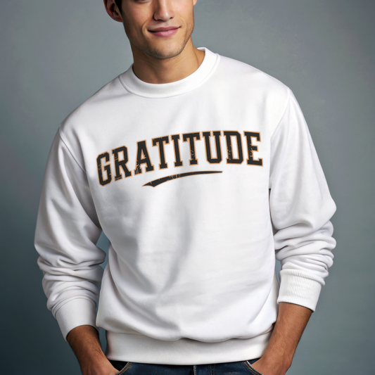Gratitude -Epiphany Street Heavy Blend™ Crewneck Sweatshirt