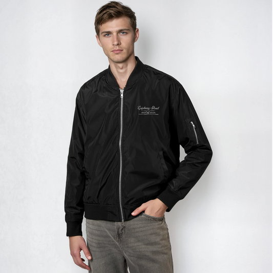 Epiphany Street Graphic  Logo - Unisex Recycled Embroidered Bomber Jacket