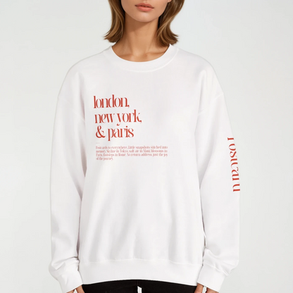 Vintage Postcard Traveler - Epiphany Street Heavy Blend™ Crewneck Sweatshirt