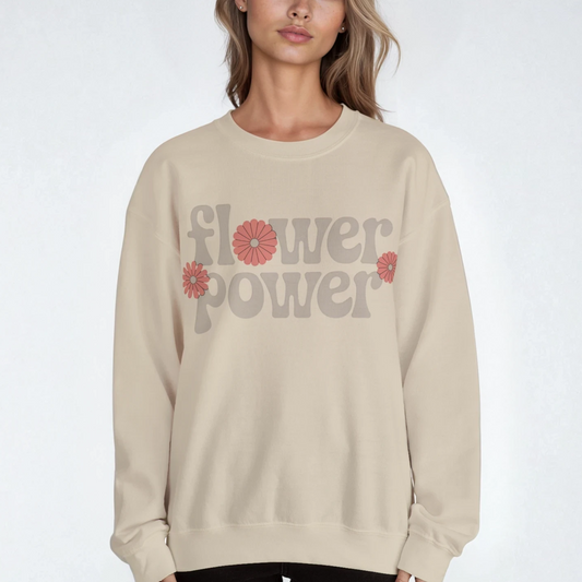 Flower Power Crewneck Sweatshirt