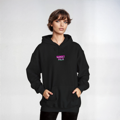 Sunset Palm Hoodie - Unisex Heavy Blend Hoodie