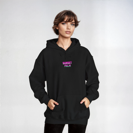 Sunset Palm Hoodie - Unisex Heavy Blend Hoodie