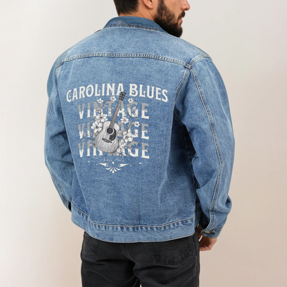 Epiphany Street Vintage Carolina Blues Men's Denim Jacket