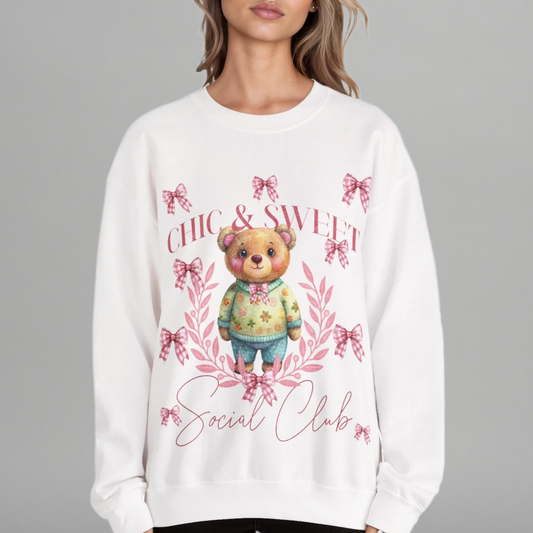 Chic & Sweet Social Club - Epiphany Street Heavy Blend™ Crewneck Sweatshirt